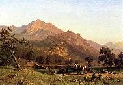 Albert Bierstadt Rocca de Secca France oil painting artist